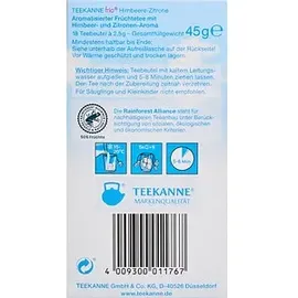 Teekanne Frio Himbeere Zitrone Früchtetee 18x2,5 g