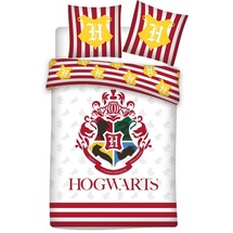 BrandMac Harry Potter Hogwarts Wappen 2tlg 135 x 200 cm 80 x 80 cm