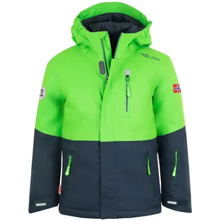 TROLLKIDS Hallingdal Jacke - Bright Green / Navy - 140 cm