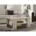 HANAH Home Elegant Coffee Table, Travertine Color, 80 x 50 x 40 cm | 100% Melamine Coated Particle Board, 18 mm Thick | Stylish Marble Design for Modern Living Spaces