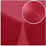 Melody Gartentischdecke Leinen-Optik Tischdecke abwaschbar mit Fleckschutz, 110 x 110 cm eckig Textil-Gewebe fleckabweisend rot eckig | 110 cm x 110 cm