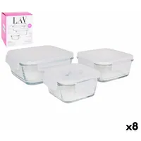 LAV 3 Lunchbox-Set LAV Kristall (8 Stück) (3 pcs)