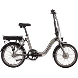 Saxonette E-Bike »Compact Plus S«, 3 Gang, Frontmotor 250 W, (mit Akku-Ladegerät), 94878939-42 silberfarben matt) E-Bikes