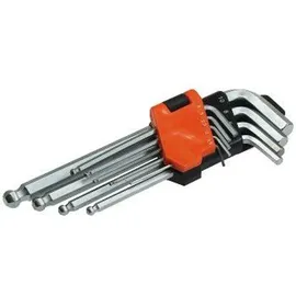 ChiliTec Innensechskant-Schlüssel 9-teiliges Set mit Kugelkopf und Halter