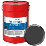 Remmers Deckfarbe 10 l schwarz seidenmatt