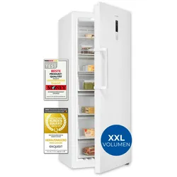 Exquisit Gefrierschrank NoFrost, Tiefkühlschrank, 380 Liter, 4-Sterne-Gefrierfach, Gefrierschrank, GS5380-NF-H-050D weiss