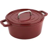 CS Kochsysteme Alpen Fleischtopf 24 cm rot