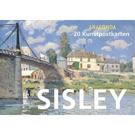 Anaconda Postkarte Postkartenbuch Alfred Sisley