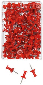 Produktbild 100 WEDO Pinnnadeln Diabolo rot