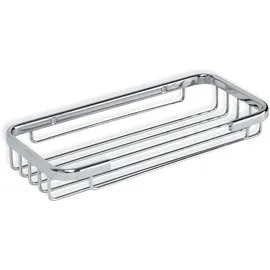 Tatay Duschablage Rechteckig Messing | Mit Schrauben enthalten | Quick Fix Kompatibel (Ohne Bohren) | Feuchtigkeitsbeständig | Schneller Wasserablauf | 9 x 3 x 20 cm – Modell Krom