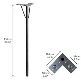 wagner® design yourself 4 WAGNER® design yourself SA 8471 Tischbein schwarz