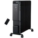 Klamer Ölradiator 2500 W Schwarz