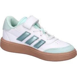 adidas Courtblock EL C Kinder Ftwr White/Magic Grey/Mint 35