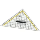 Herlitz Geometrie-Dreieck 25,0 cm transparent