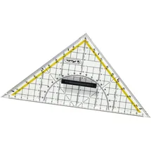 Herlitz Geometrie-Dreieck 25,0 cm transparent