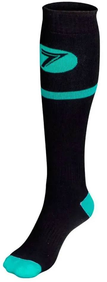 Seven Rival Dot Socken - Aqua / Black - EU 38-42