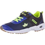 LICO BARNEY VS Hallenschuhe, Blau/ Schwarz/ Lemon, 35 EU