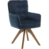 Home Affaire Esszimmerstuhl »Sant Tropez«, (Set), 2 St., Boucle, blau
