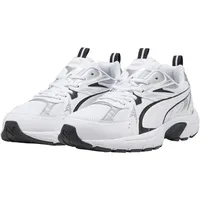 Puma Milenio Tech Turnschuhe, White Black Silver, 41 EU