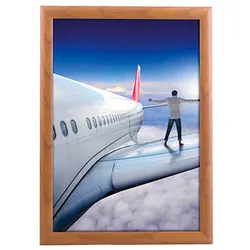 update displays  Klapprahmen braun 87,1 x 121,9 cm