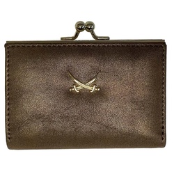 Sansibar Geldbörse SANSIBAR-Damen Knips-Geldbörse Wallet 10,5×7,5×2,5 braun