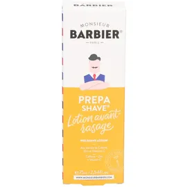 Monsieur Barbier Creme für vor Rasur (Nass- oder Trocken), 75 ml