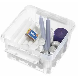 orthex Clipbox 28,5 x 28 x 18 cm 8-tlg. transparent