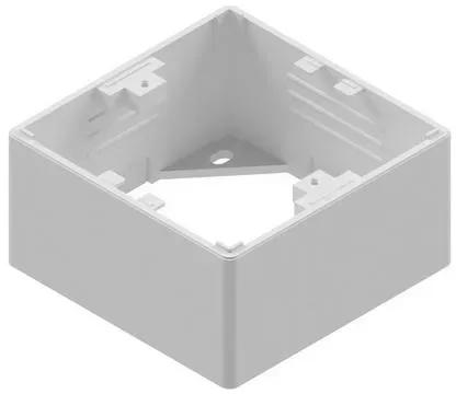 1St. NDATDDAPRVW.01 Aufputzrahmen 80x80x42 mm, Verkehrsweiß