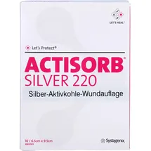 Medi-Spezial GmbH Actisorb 220 Silver 9,5 x 6,5 cm Steril
