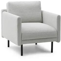Normann Copenhagen - Rar Sessel, schwarz / Venezia off-white