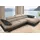 Cotta Ecksofa COTTA "Solution L-Form", schwarz (schwarz, schlamm), B:286cm H:73cm T:167cm, Sofas, Ecksofa, mit Arm- & Kopfteilverstellung, wahlweise mit Bettfunktion