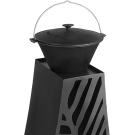 Cook King Gartenofen LIMA Ø 50 cm Grau