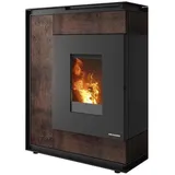 ORANIER Pelletofen Boreas Aqua Sintered Stone Korten hinten 9,5kW