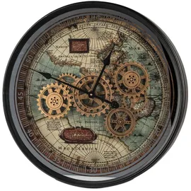 Formano Wanduhr 58,0 cm 58cm schwarz