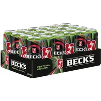 BECK'S Pils Dosenbier Limited Festival Edition, EINWEG (24 x 0.5 l Dose), Pils Bier, nur für kurze Zeit verfügbar