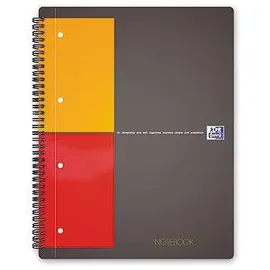Oxford Collegeblock Notebook kariert DIN A4 Rand rundum, 1 Block