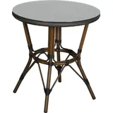 Primaster Valencia Bistrotisch Ø 75 cm Braun