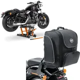 Set: Hebebühne Midlift L bis 680kg or ConStands mit Motorrad Sissybar Tasche TM4 Hecktasche 39-49L sw