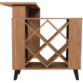 Mendler Bartisch HWC-M45 93 x 120 x 98 cm Braun