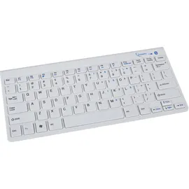 Gembird Slimline Blutetooth Tastatur DE weiß (KB-BT-001-W-DE)