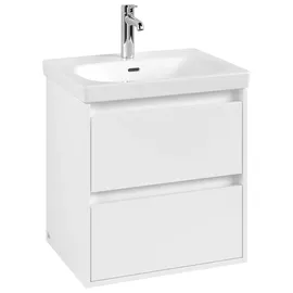 Villeroy & Boch Waschtischunterschrank 2 Auszüge 57,2 x 59,6 x 43,9 cm Brilliant White