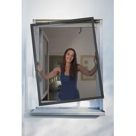 Schellenberg Insektenschutz Fenster Telescope 140 x 150 cm Anthrazit