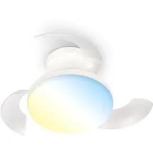 B.K.Licht Deckenventilator 44 cm mit Licht Weiß