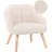 Beliani Kindersessel MILAND Bouclé 0 x 0 cm Holz hellbeige