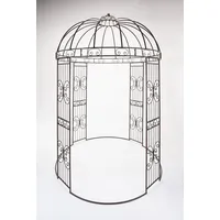 Frank Flechtwaren Metall-Pavillon Romance, Blickfang für den Garten, Romantisch,