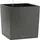 LECHUZA Cube 30 Komplettset 30 x 30 x 30 cm anthrazit metallic