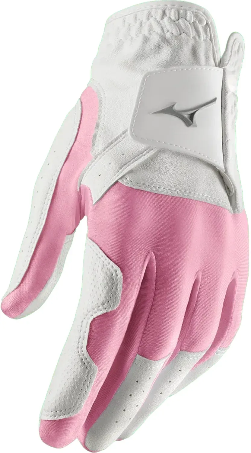 Mizuno Handschuh Stretch Damen, pink/weiss