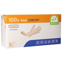 1000 Medi-Inn® PS Handschuhe, Vinyl puderfrei Comfort Größe S
