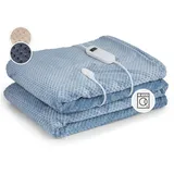 Klarstein Dr. Watson Deluxe XXL Heizdecke 200 x 180 cm Blau