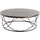 miliboo Couchtisch Dunkles Holz Schwarz Rund 80 cm